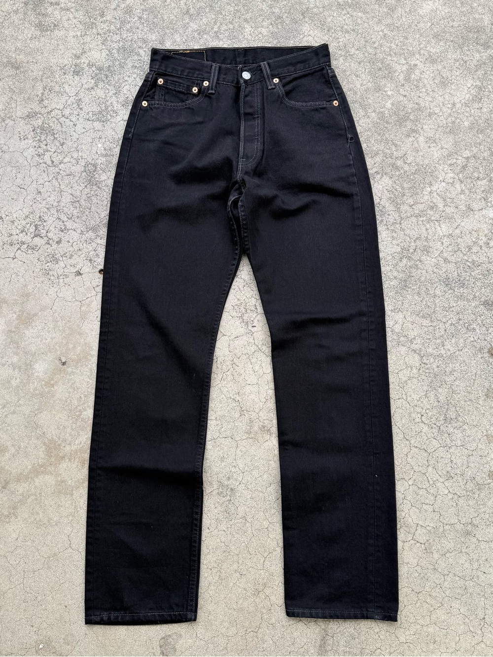 Vintage Levi’s 501 Black Denim Jeans Womens 26x31